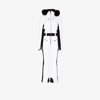 Goldbergh Parry Belted Hooded Faux Fur-trimmed Ski Suit In Weiss