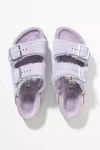 Birkenstock Arizona Shearling-lined Sandals In Purple