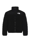 The North Face Sherpa Nuptse Jacket In Black