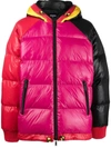 Dsquared2 Kaban Logo-print Padded Jacket In Red