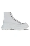 Alexander Mcqueen Tread Slick Suede Platform Sneakers