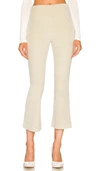 Sprwmn Crop Flare Corduroy Pants In Sable