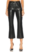 Citizens Of Humanity Isola Cropped Boot Recycled Leather In Black