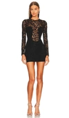 Michael Costello X Revolve Zayleigh Mini Dress In Black
