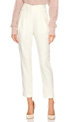 Iro Nahima High-waisted Pants In Ecru