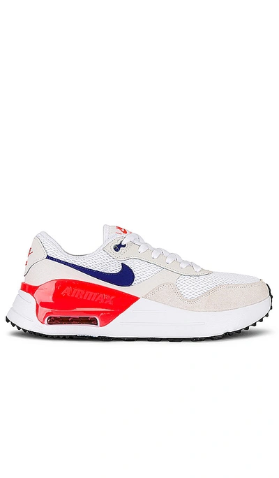 Nike Air Max Systm In White & Lapis