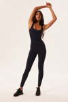 GIRLFRIEND COLLECTIVE BLACK LUXE PANELED UNITARD