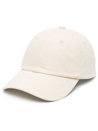 Jacquemus Le Casquette  In Weiss