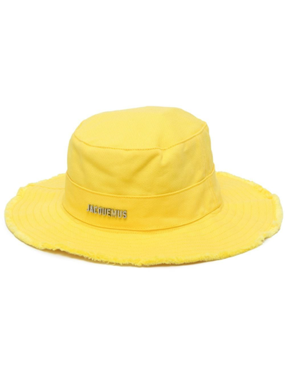 Jacquemus Le Bob Artichaut Bucket Hat In Gelb
