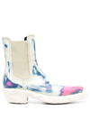 Camperlab Distressed-effect Ankle Boots In Neutrals