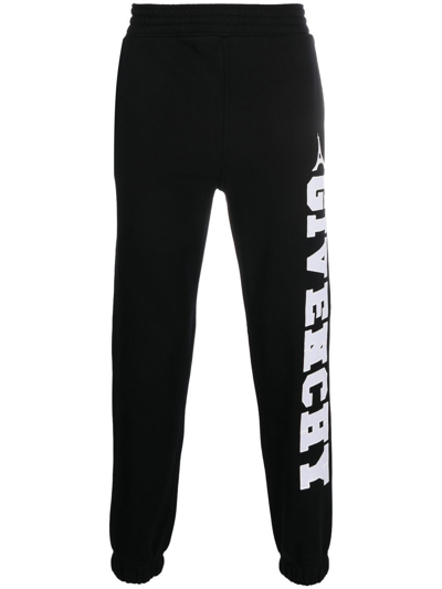 Givenchy Embroidered Joggers Black/White Men's - US