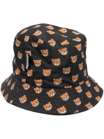 Moschino Teddy-bear Print Bucket-hat In Multi