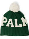 PALM ANGELS INTARSIA LOGO BEANIE