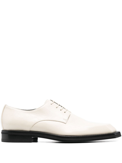 Martine Rose Chisel-toe Derby Shoes In Nude