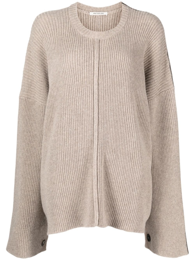 Peter Do Oversized Wool And Cashmere Sweater In Beige
