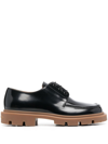 MAISON MARGIELA IVY PATENT-LEATHER DERBY SHOES