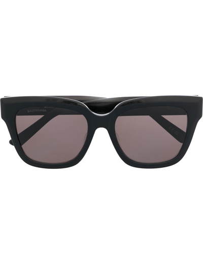 Balenciaga Square-frame Sunglasses In Schwarz