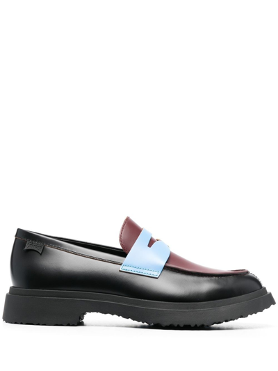 Camper Twins Colour-block Loafers In Blue