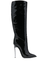 CASADEI 140MM HEELED LEATHER BOOTS