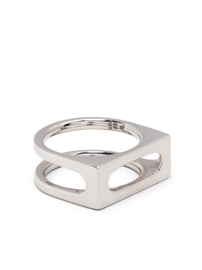 Tom Wood Cut-out Detail Ring In Silber