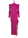 Giuseppe Di Morabito Tie-neck Midi Dress In Rosa