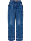 RE/DONE 70S STRAIGHT-LEG MID-RISE JEANS