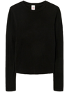 Re/done 90s Baby Long-sleeve Jumper In Black