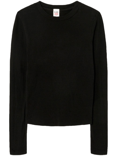 Re/done 90s Baby Long-sleeve Jumper In Black
