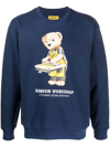 Market Random Workshop Bear Sweatshirt In Blue