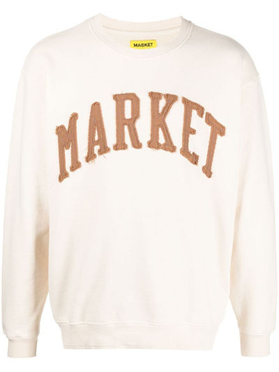 Market Vintage Wash Crew Sweatshirt In Sand