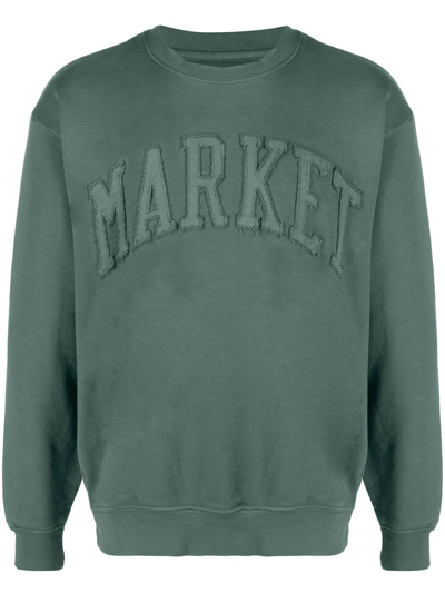Market Vintage Wash Crew Sweatshirt In Alpine