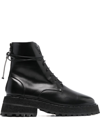 Marsèll Black Gomme Polacchino Ankle Boots In Schwarz