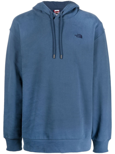 The North Face City Standard Logo Hoodie In Shady Blue