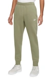 Nike Sportswear Club Fleece Joggers In Khaki