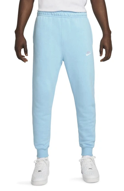 Nike Sportswear Club Fleece Joggers In Blue Chill/ White