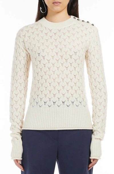 Sportmax Wool And Cashmere Sweater In White