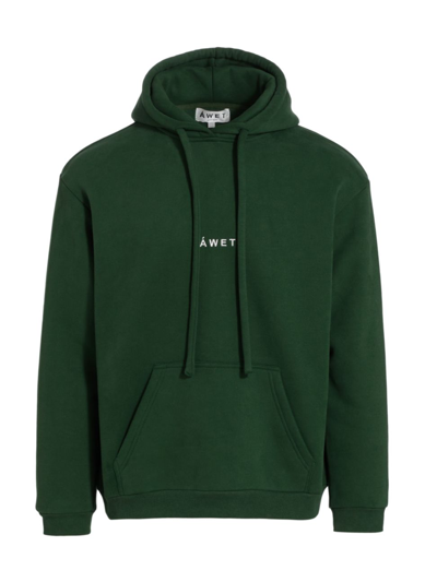 Awet G.district Cotton-blend Hoodie In Forest Green