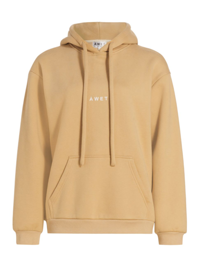 Awet G.district Cotton-blend Hoodie In Cream