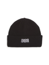 BOSSI MEN'S EMBROIDERED LOGO BEANIE
