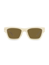 Tory Burch 52mm Square Sunglasses In Ivory