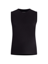 Another Tomorrow Sleeveless T-shirt In Black