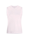 Another Tomorrow Sleeveless T-shirt In White