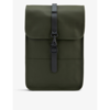 Rains Flap-front Mini Waterproof Shell Backpack In Green