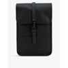 Rains Flap-front Mini Waterproof Shell Backpack In Black