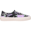 Vans Black And Purple Acer Mesh Ni Low Sneakers In Black