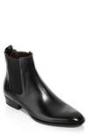To Boot New York Weaver Leather Chelsea Boot In Butterfly Nero