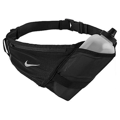 Nike Flex Stride Bottle Belt (22oz) In Black/black/silver