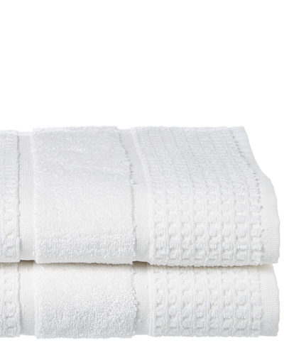 Apollo Towels Set Of 2 Turkish Waffle Terry Bath Towels In Nocolor