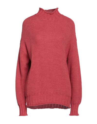 Cashmere Company Turtlenecks In Red