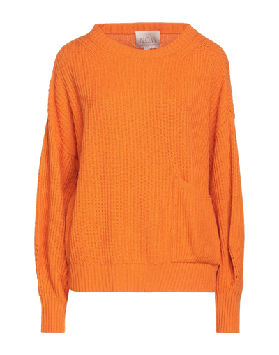 N.o.w. Andrea Rosati Cashmere Sweaters In Orange